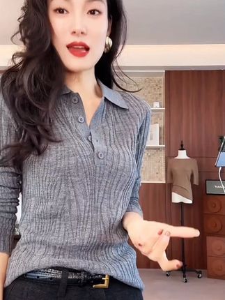 【水波纹POLO】不可机洗2025秋冬新款衫+秋冬休闲裤#爆款热卖中