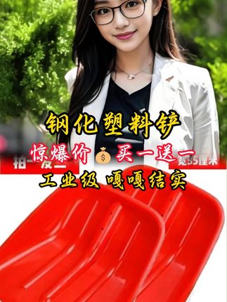 #工业级钢化塑料锹 #买一送一