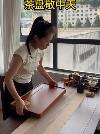 一个视频教会你茶盘摆放 #茶盘 #喝茶 #召唤茶友 #茶空间 #喝茶dou有仪式感