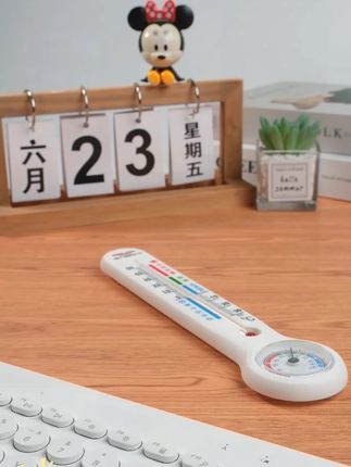 德力西温湿度计家用精准婴儿老人壁挂式办公温度计高精度大棚专用温湿度计  #温度计  #挂壁式  #冬季必备