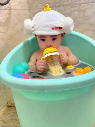 洗澡桶儿童家用宝宝泡澡桶大号婴儿洗澡盆加厚小孩沐浴桶沐浴桶#儿童洗澡桶 #宝宝泡澡 #家用洗澡盆 #加厚材质 #宝宝用品
