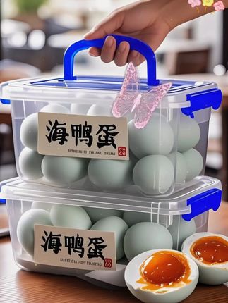 高邮咸鸭蛋。一口爱上的烤海鸭蛋,谁懂啊! 家人们,一定要试试烤海鸭蛋!我最近的心头爱!轻轻敲开蛋壳,红亮的油“唰'地就流出来,那叫一个诱人。咬一口,蛋黄沙软绵密,咸香味道在嘴里散开,一点不腻。蛋白咸淡也刚刚好,弹弹的。 这种海鸭蛋是海边的鸭子吃鱼虾长大下的蛋,营养老丰富了。不管配白粥、下饭,还是直接当零食,都嘎嘎香!吃一次就忘不了,我现在隔三岔五就得炫上一个,真的爱了。 #烤烤海鸭蛋 #美食分享 #海鸭蛋#咸鸭蛋@DOU+小助手 @DOU+小助手
