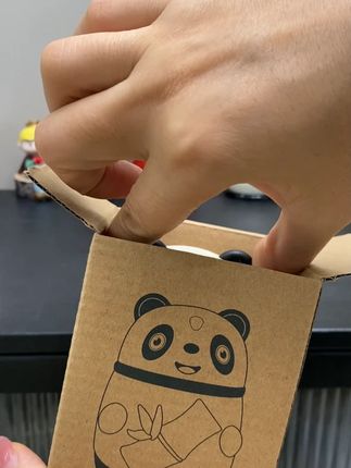 熊猫牙签筒按压自动弹出智能可爱高档餐厅牙签收纳盒