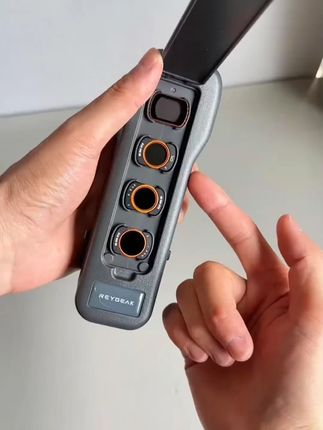 锐际适用大疆Osmo pocket3保护盖防摔屏幕遮光保护罩磁吸底座支架
