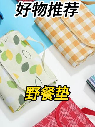 野餐垫野外郊游户外便携防水野炊草坪布春游露营#折叠垫 #夏季必备 #野餐垫 #户外露营 #户外旅游