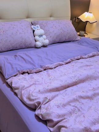 夏天想要清凉舒爽的睡眠体验 怕热的一定要赶紧入手 #针织四件套 #夏天必备 #面料柔软舒适 #家纺床上用品