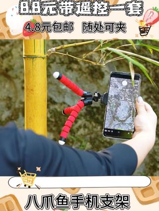 教你一招拍摄技巧,轻松拍出旅行大片!简单易学 #手机摄影 #八爪鱼支架#三脚架自拍#自拍杆#手机支架