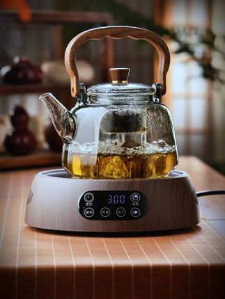 玻璃提梁壶家用小型电陶炉煮茶器烧水壶大容量保温玻璃茶壶 #召唤茶友 #茶器之美 #茶具 #今天你喝茶了吗 #从泡杯茶开始享受生活