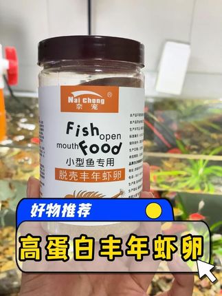 想喂丰年虾没时间孵?那不如喂这种脱壳丰年虾#丰年虾 #养鱼 #水族 #观赏鱼 #好物推荐