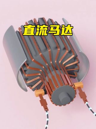这就是你初中四年都没明白的直流马达原理! #科普 #涨知识 #工作原理 #硬核科普