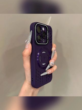 雅天立多色磁吸镂空散热壳适用iPhone16手机壳15promax/14支架13#手机壳 #磁吸散热 #iPhone配件 #雅天立 #多色选择