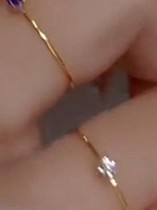 钛钢莫桑石戒指  不掉色极细素圈戒指女潮百搭叠戴个性食指戒指 #戒指#  钻戒  #素圈#  戒指推荐仙女必备