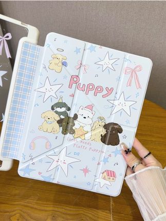 这平板壳谁不爱!清新蓝加可爱小狗的搭配!快@你的好闺蜜给你买吧 #分享给你的闺蜜 #好物推荐🔥 #少女心好物 #平板壳 #iPad壳