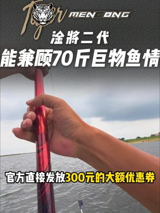 猛攻淦将二代 能兼顾70斤巨物鱼情 #双11好物 #金秋垂钓 #猛攻淦将2代 #龙吟出鞘红运当头