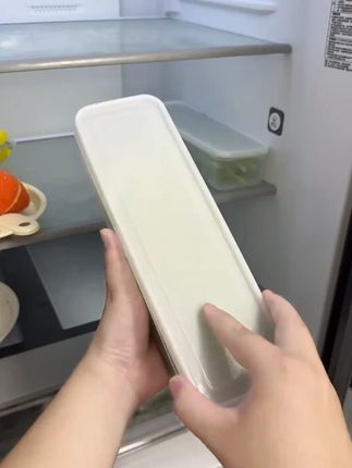 长方形面条收纳盒冰箱厨房杂粮挂面塑料食品密封保鲜级盒带盖盒子#面条收纳盒 #厨房收纳 #食品保鲜盒 #塑料盒子 #带盖盒子