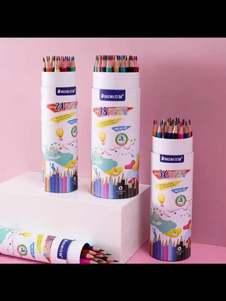 可擦48色彩色铅笔小学生12色彩铅画笔套装学习用品绘画幼儿园画笔#彩铅画笔  #彩色铅笔漫画  #套装水彩笔  #水彩笔推荐  #水彩笔