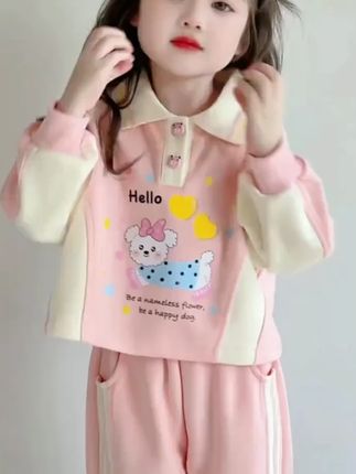 女童秋装套装2025新款1-3岁幼儿园潮款小童女宝春秋季洋气两件套#女童秋装套装 #2025新款 #幼儿园服装 #春秋套装 #女童服饰