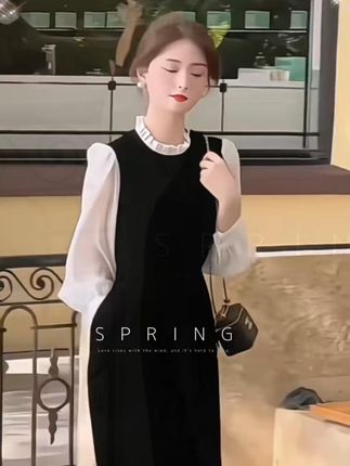 谁穿谁漂亮的法式高级感连衣裙