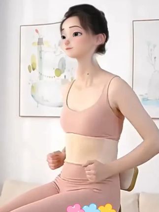日本夏季裸感轻薄护腰带腰椎劳损久坐神器女士透气亲肤内穿无痕#护腰带 #腰椎劳损 #裸感轻薄 #女士护腰 #透气亲肤