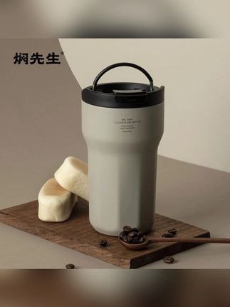 焖先生咖啡保温杯陶瓷咖啡杯商务便携车载内胆304不锈钢精致杯子#保温杯 #咖啡杯 #杯子 #水杯 #水杯推荐