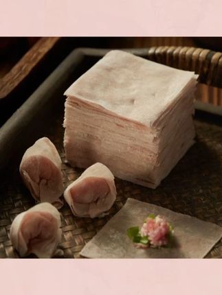 闽味邱福鼎肉燕皮手工制作新鲜馄饨皮云吞皮扁食皮扁肉皮冷冻保存    #肉燕皮 #馄饨皮 #云吞皮 #手工馄饨皮 #手工肉燕皮