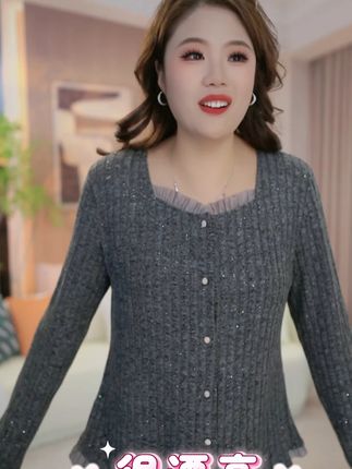 #大码女装 #时尚减龄 #遮肉显瘦 #衬衫 #秋冬新款