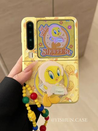 Purax💛小崔迪好阔爱呀!磁吸手机壳华为手机壳华为pocket2手机壳可爱卡通#华为手机壳 #折叠屏手机壳 #好物推荐 #磁吸支架 #3c好物推荐