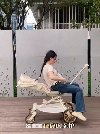 婴儿车翻车想必是各位妈妈们担心的问题?! #2025年 加大升级加大后轮,抓地力更强,31年#国货 老品牌更加值得信赖!!#婴儿推车 #是时候放大招了 #宝宝好V16MAX