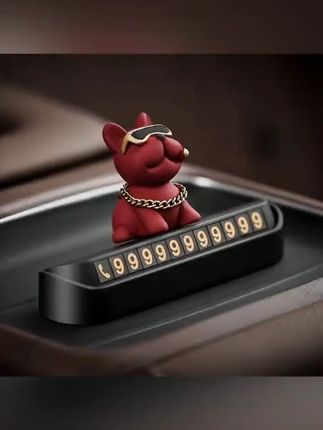 土豪法斗狗汽车临时停车电话号码牌车载装饰用品车用挪车牌移车卡#汽车挪车牌 #法斗挪车牌 #车载装饰 #临时停车牌 #车用用品