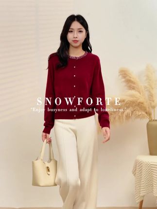 100纯羊绒不易起球,不易变形 #女装#针织衫#基础款#秋季穿搭#时髦精的ootd