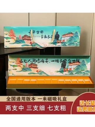 【七夕情人节】西安长安古都 一米礼盒 送礼文创礼物 【全新升级】#七夕礼物 #礼盒包装 #空礼盒 #送男朋友礼物 #送长辈的走心礼物