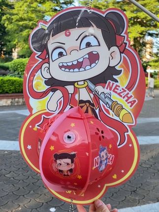 这个哪吒灯笼,真是太好看了 #中秋节手工灯笼#中秋灯笼幼儿园#中秋灯笼玩具#中秋节灯笼手工#哪吒灯笼