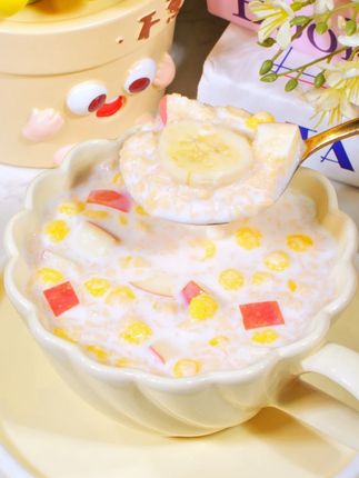 建议你每天喝一杯这个#苹果香蕉牛乳燕麦片 ,配料干净,口感香浓丝滑,好吃极了