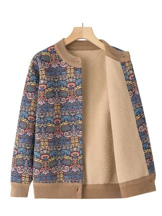 妈妈装加厚外套 #中老年女装外套 #妈妈秋冬外套