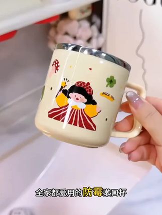 新款304不锈钢漱口杯牙刷杯一家三口杯儿童刷牙杯四口洗漱杯牙缸#好物推荐🔥 #牙刷杯