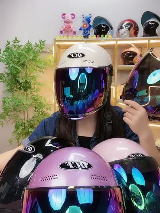 3C认证电动车摩托车夏季防晒防紫外线女款欧若风头盔男骑行安全 3C认证电动车摩托车夏季防晒防紫外线女款欧若风头盔男骑行安全帽+超划算!这款头盔福利最后一单啦!