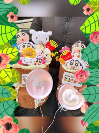 #七夕礼物 #蜡笔小新玩偶花束 #情侣礼物 #生日礼物 #送女友礼物 专属七夕情人节礼物蜡笔小新玩偶花束情侣礼物生日礼物送女友男友