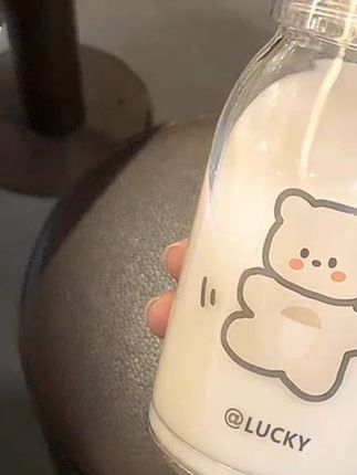 新款网红玻璃杯女学生水杯便携牛奶咖啡早餐豆浆杯子  #好物推荐🔥#  玻璃杯  #早餐杯     #新款网红玻璃杯女学生水杯