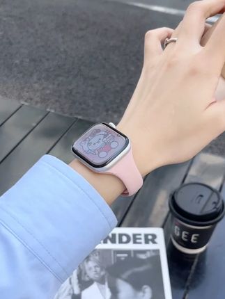 #iWatch配小蛮腰运动硅胶#表带手腕超级显细!运动党直接冲#智能穿戴 #ootd #简约穿搭