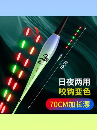 无铅自立跑铅日夜两用咬钩变色夜光电子鱼漂抗走水青鱼大物流氓漂#钓鱼装备 #夜光鱼漂 #抗走水鱼漂 #日夜两用鱼漂 #钓鱼好物