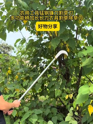 #割草刀 #长柄镰刀 #镰刀 #农用工具 #割玉米镰刀 y