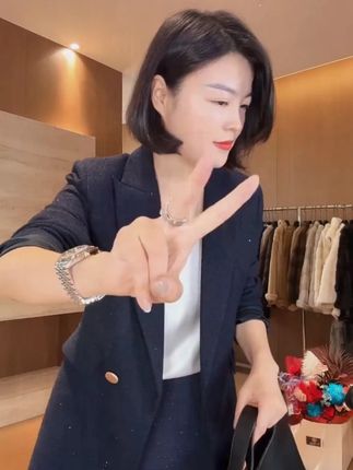 TANTAN 显瘦气质时尚百搭宽松秋季西装外套3005, #显瘦显高显腿长 #老谭私服 #显瘦穿搭 #遮肉显瘦遮肉减龄