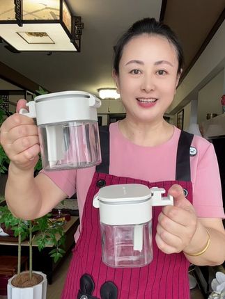 物鸣勺仓分离调料盒家用厨房调料分装瓶调味料瓶罐收纳盐罐调料罐#调料罐 #调料盒 #调料分装瓶 #勺仓分离调料盒 #厨房好物
