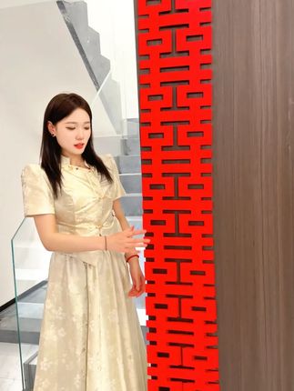 结婚长条喜字太实用!贴婚房门、背景墙都好看,晨拍当背景,喜庆又上镜#结婚 #备婚日常 #备婚