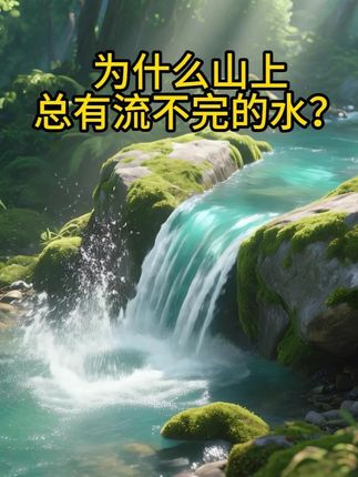 少儿百科《为什么山上总有流不完的水?》 #科普 #百科知识 #十万个为什么 #儿童动画