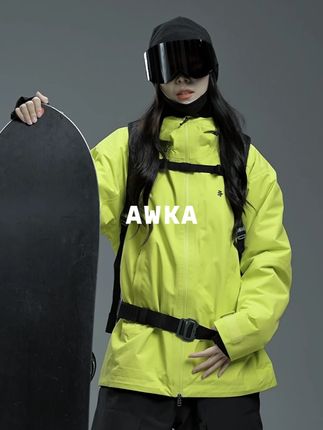 品质好物|柠檬亮黄 雪线不俗 #AWKA #滑雪 #滑雪服