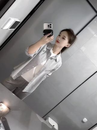 战马刺绣纯棉牛津纺条纹 文艺清新尖领衬衫女春秋款内搭衬衣#衬衣 #衬衫 #尖领衬衫
