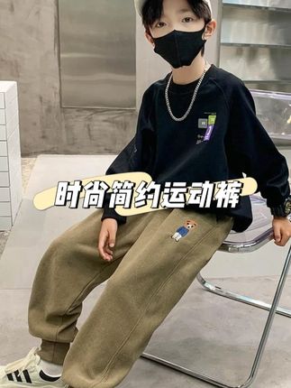 儿童秋款裤子,身高加10拍,超值耐穿#质量杠杠好 #面料柔软舒适 #谁穿谁好看