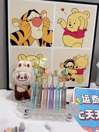 新款高档儿童罗马柱山型凸面牙刷3-12岁洁齿护龈水晶刷牙深层清洁#儿童牙刷 #罗马柱牙刷 #洁齿护龈 #312岁适用 #深层清洁