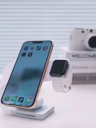 瓦力兔三合一磁吸无线充快速充电器适用苹果 #数码科技 #磁吸无线充 #磁吸充电 #苹果充电 #瓦力兔三合一充电器